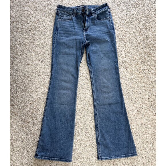Hollister Mid-Rise Medium Wash Boot Jeans 27S - Picture 1 of 8
